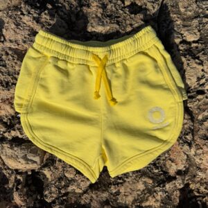 Pantalones Cortos Mujer, Color Amarillo Pastel