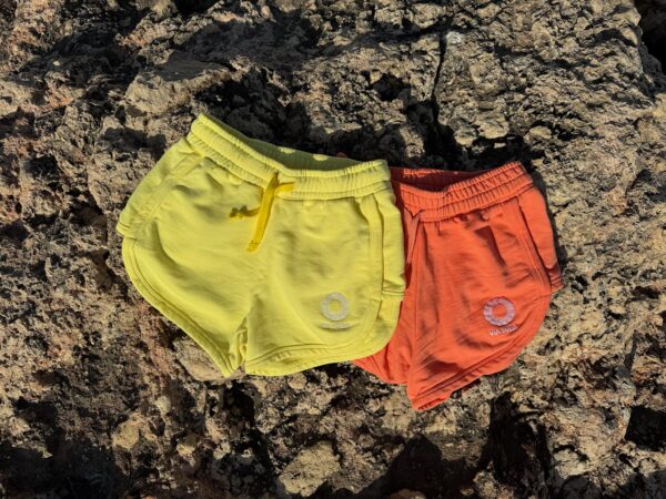 Pantalones Cortos Mujer, Color Amarillo Pastel - Imagen 4