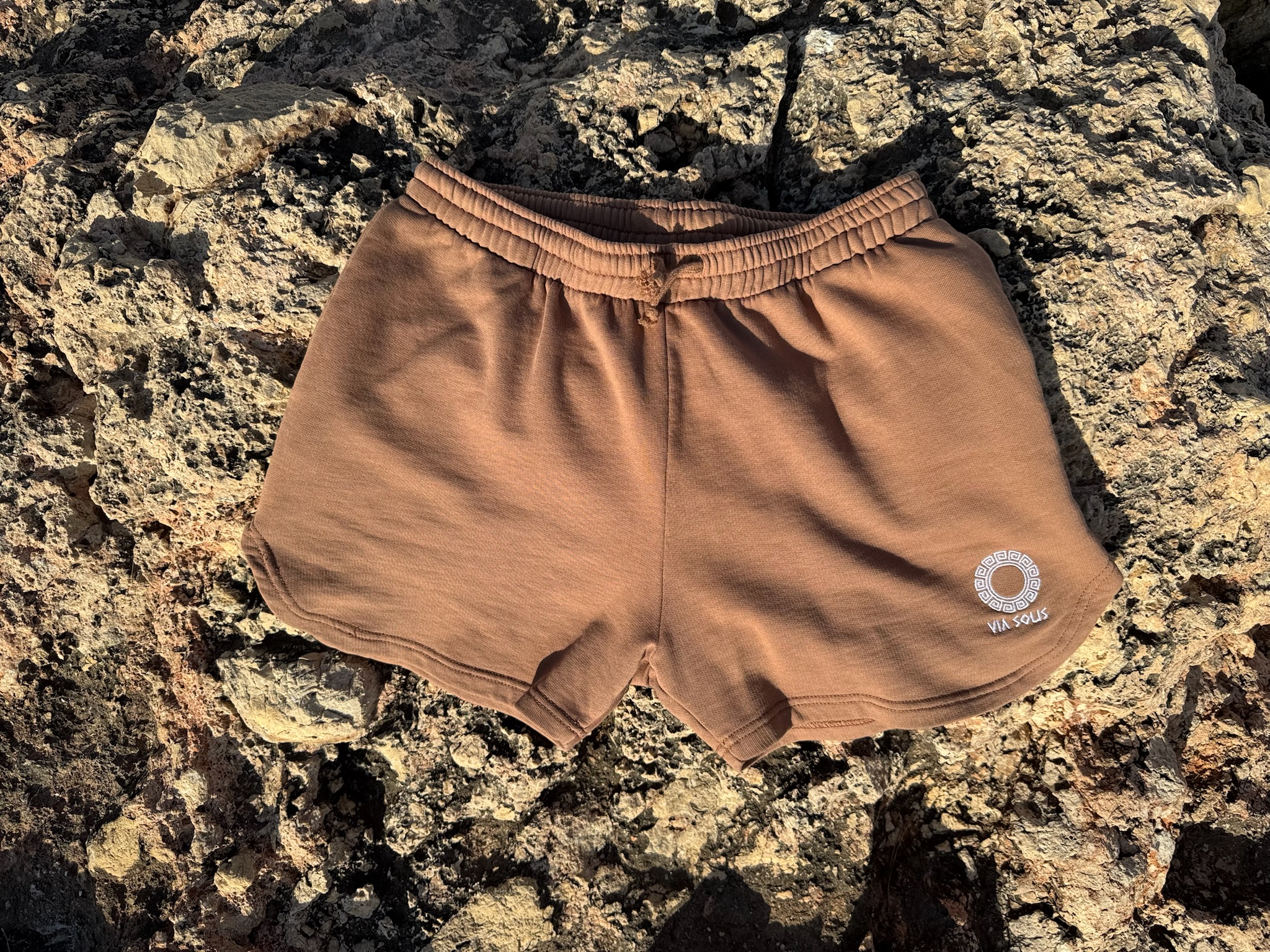 Pantalones Cortos Hombre, Color Marrón, Via Solis