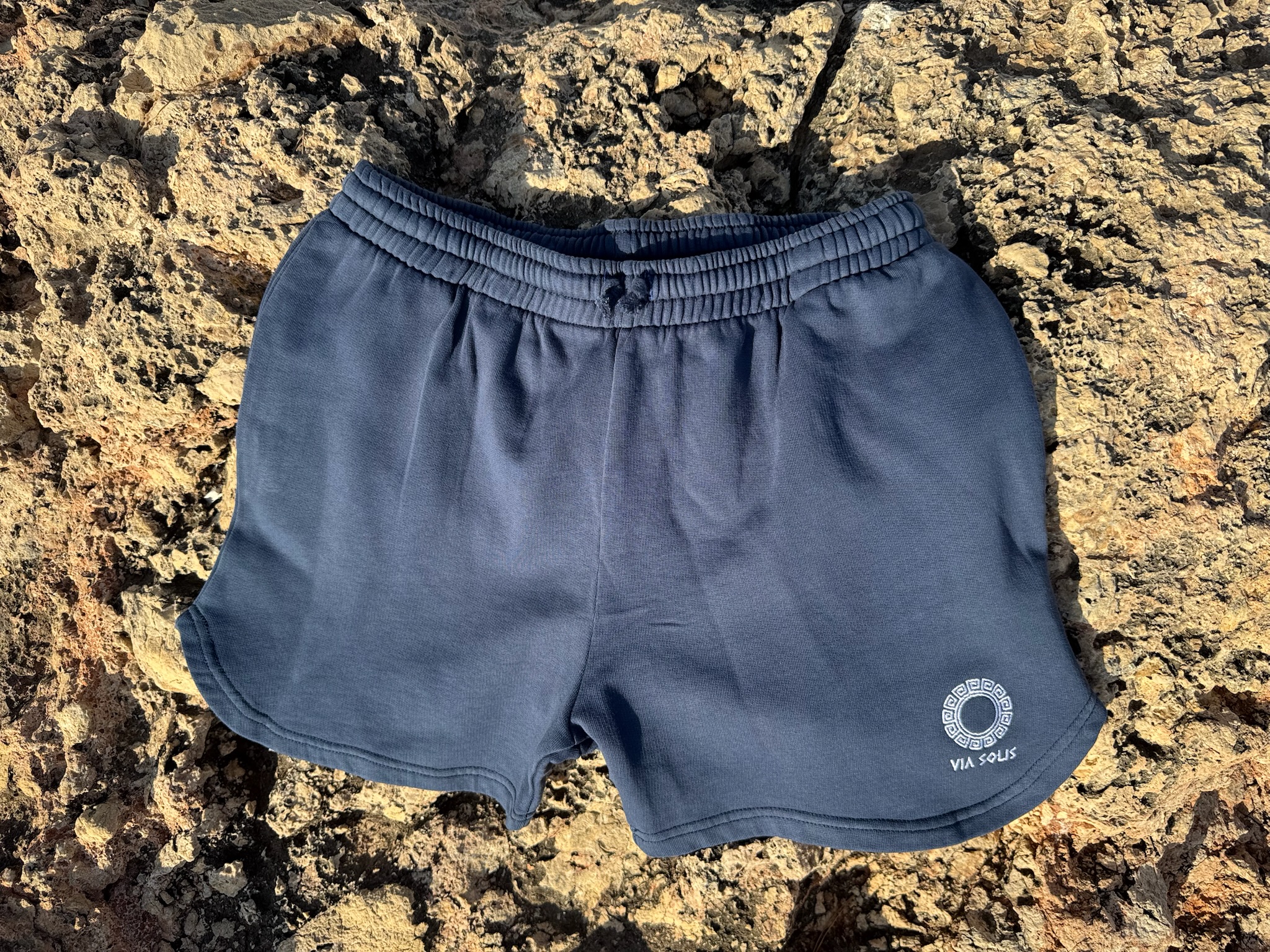 Pantalones Cortos Hombre, Color Azul Marino, Via Solis