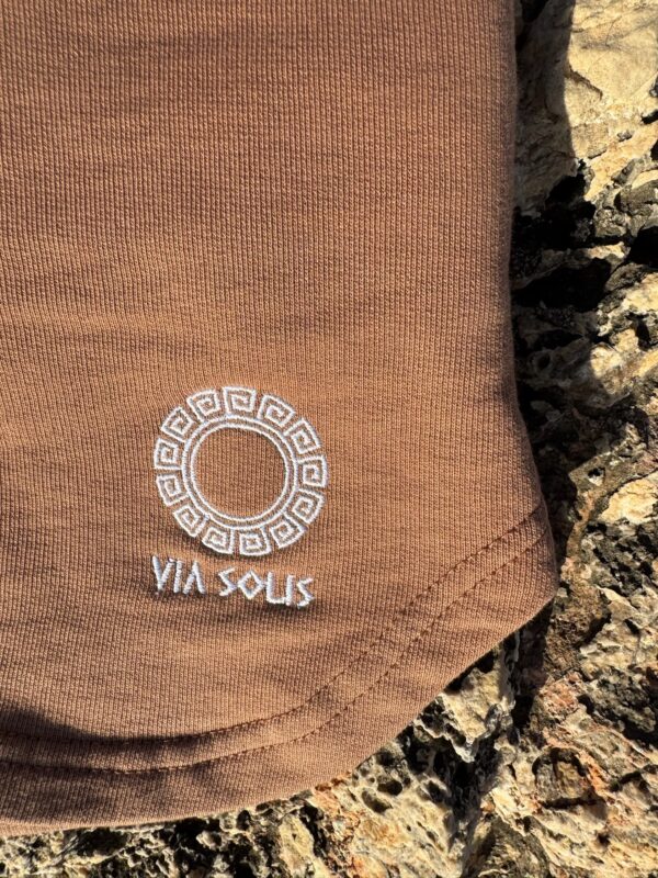 Pantalones Cortos Hombre, Color Marrón, Via Solis - Imagen 3