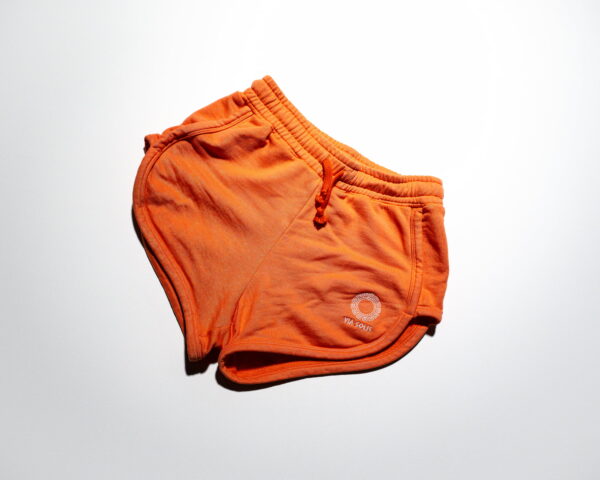 Pantalones Cortos Mujer, Color Naranja Coral
