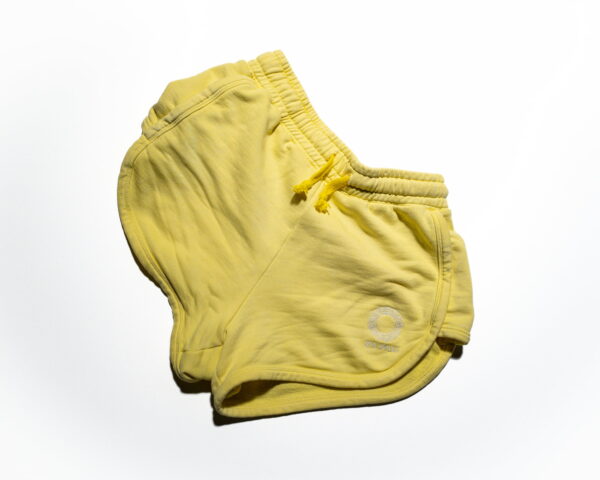 Pantalones Cortos Mujer, Color Amarillo Pastel